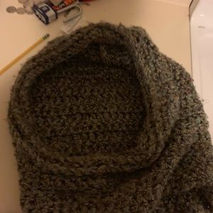Hand Crocheted 100% Alpaca Wool Hooded Scarve